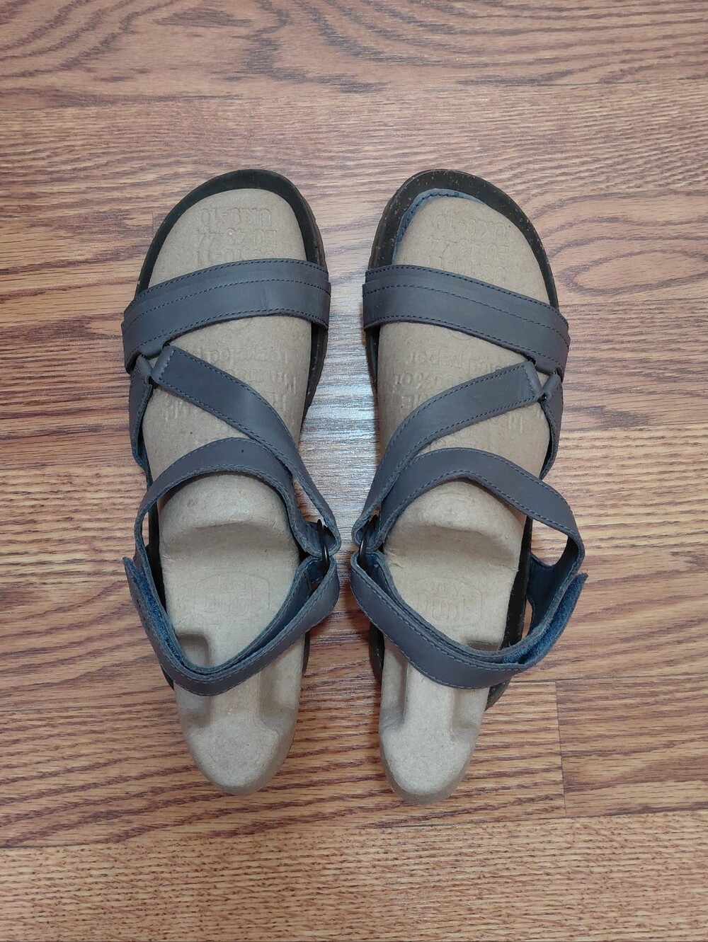 Teva Cabrillo Crossover Strappy Sandals Women Sz 9 Blue Velco Comfort Sandals